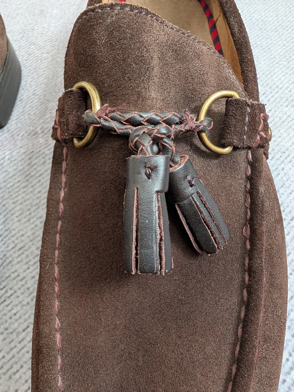 Polo Ralph Lauren Men's Arscott Tassel, Dark Brown, 10 D US